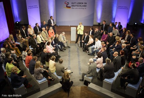 Bürgerdialog der Bundes­re­gie­rung zum The­ma »Gut leben in Deutsch­land«