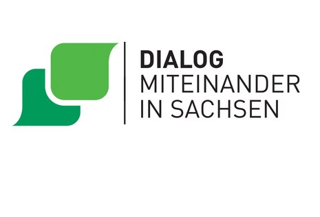 Logo Dialog miteinander in Sachsen